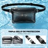 Bonbell Cangurera Transparente Impermeable 2PCS PVC Pantalla Táctil