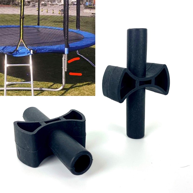 12 Pieces Trampoline Enclosure Pole Gap Spacers -Trampoline Plastic Safety