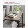 VASAGLE VASAGLE C-Shaped End Table, Side Table for Sofa, Couch