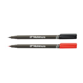 San Nishimura Staedtler Fine Point Set (Black and Red) Marker Pen