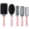 ViEinkaufen 5 Packs Hair Brush Set, Paddle Brush Women Detangle