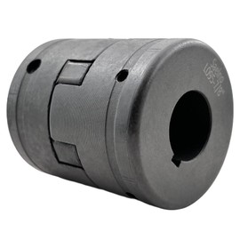 Saelno 1/2" to 7/8" L095 Flexible 3-Piece L-Jaw Coupling Coupler Set & Rubber Spider for Log Wood Splitter,Multi-Flex Couplings L095-1/2-7/8