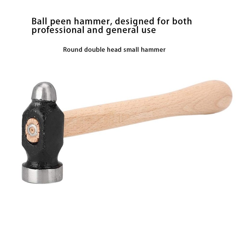 Round Hammer, Blacksmith Hammer Ball Peen Hammer Hardware Tool Household
