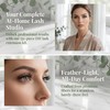 Individual Eyelashes Lash Clusters Kit 551 Pcs 10-16MM with Tweezer