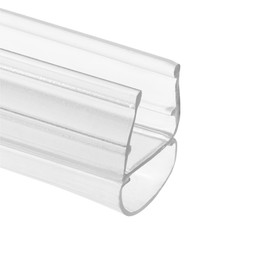 Prime-Line M 6324 1/2 in. Glass Shower Door Bulb Vertical Side Seal, Clear, 78 in., Fits Frameless Door (Single Pack)