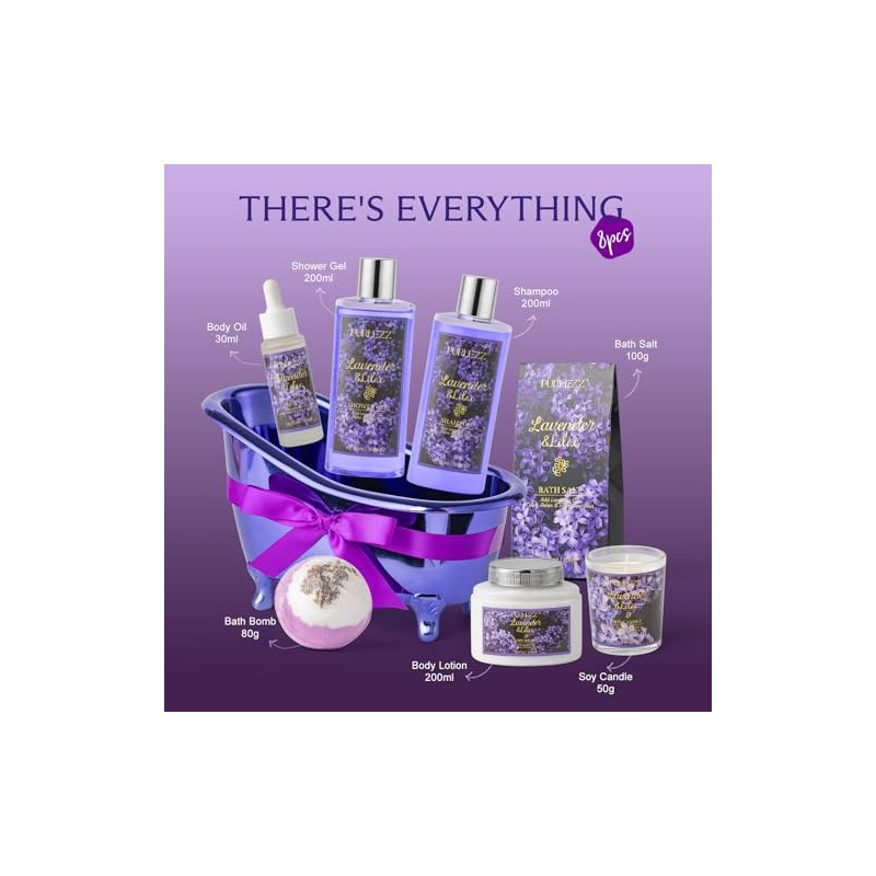 Regalos de cumpleaños para mujeres, kit de spa de lujo