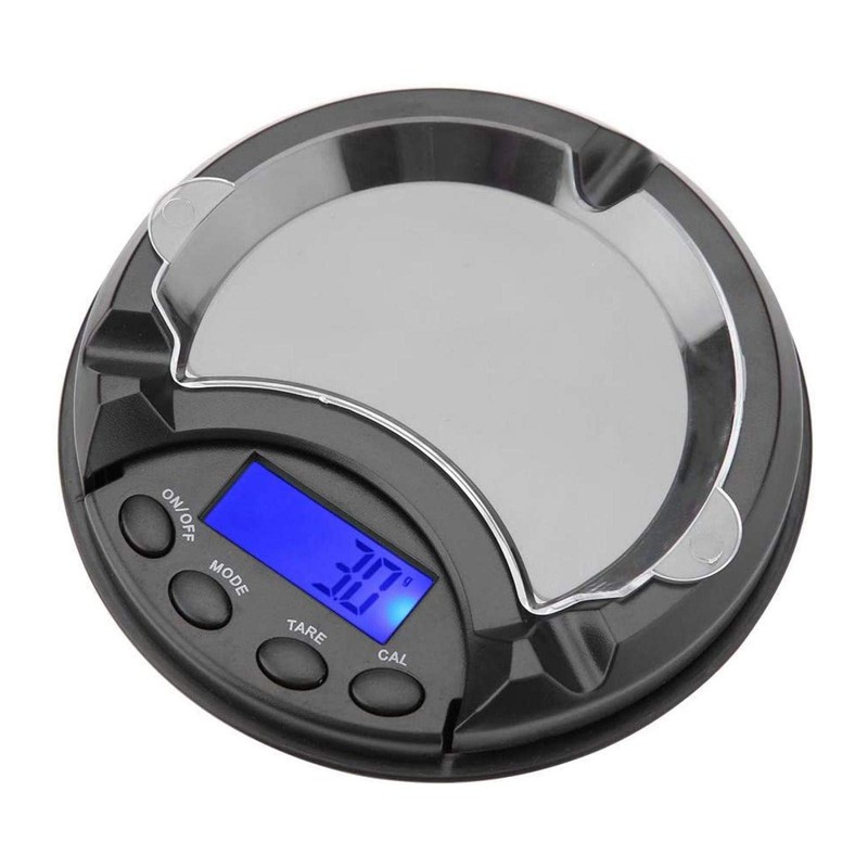 200g/0.01g Portable Ashtray Electronic Jewelry Scale, Digital Jewelry Precision Scale
