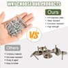 600 pcs Double-Headed Skirting Nails with 6 Sleeve Tools -