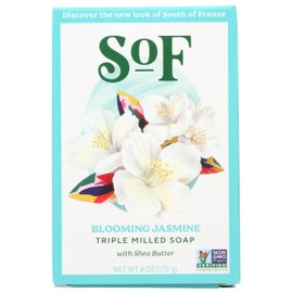 South of France French Milled Oval Bar Soap Blooming Jasmine - 6 Oz by South Of France