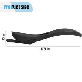 3PCS Wrapping Paper Cutter, Concealed Safety Sliding Cutter, Vinyl Gift Wrap Cutting Tool with Handle, Paper Cutter with Blades for Scrapbooking Christmas Wrap Roll Paper (Black)