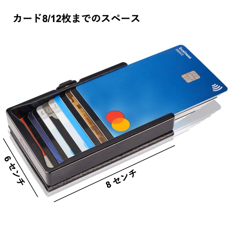 ZNAP Credit Card Case Wallet for Men RFID Protection Anti-Skimming,