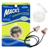 Mack’s Acoustic Foam Earplugs, 1 Pair Corded with Travel Case