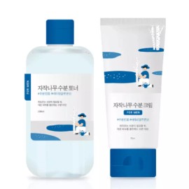 Roundlab 라운드랩 자작나무 토너 + 수분크림 남자 화장품 세트 Round Lab Birch Tone Up Toner + Moisturizing Cream Men's Skincare Set