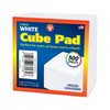 Hygloss Note Paper Cube - 3" Square Non-Sticky Memo Pad