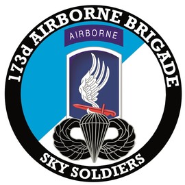 Military Productions 173rd Airborne Brigade with Jump Wings Decal