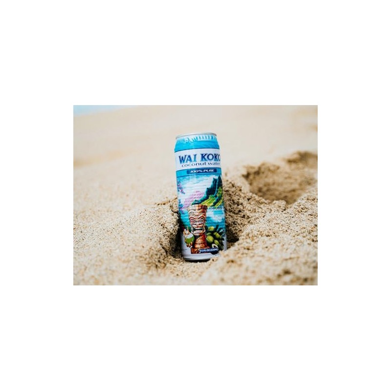 Wai Koko Coconut Water 100% Pure Coconut Water, 17.5 Fl