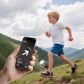 2 Pack Kids Hidden Airtag Holder - Waterproof Shoe Holder for Airtag, Kids Shoes Charms, with 6 Ball Covers, Black