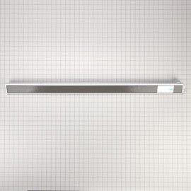 Whirlpool WP12722803AP OEM French Door Refrigerator Mullion Rail Replacement Part W10199882, 12722803APK, 12722803APN, and more, Replacemen, Apollo Grey