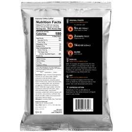 Cappuccine Extreme Toffee Coffee Frappe Mix, 3 Pound (Pack of 1)
