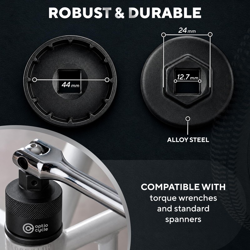 Optio Cycle Bottom Bracket Tool – Centrelock Wrench for 16-notch