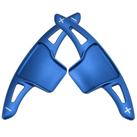 Ysbxitu Aluminum Alloy Car Steering Wheel Shift Paddle fit for Ford 2013-2019 Explorer 2013-2019 Gen5 Explorer Paddle Shifter Extension Accessories Interior Decoration Accessories -Blue