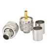 wlaniot PL259 Crimp Connector PL-259 Plug Male Connector pl259 pl-259