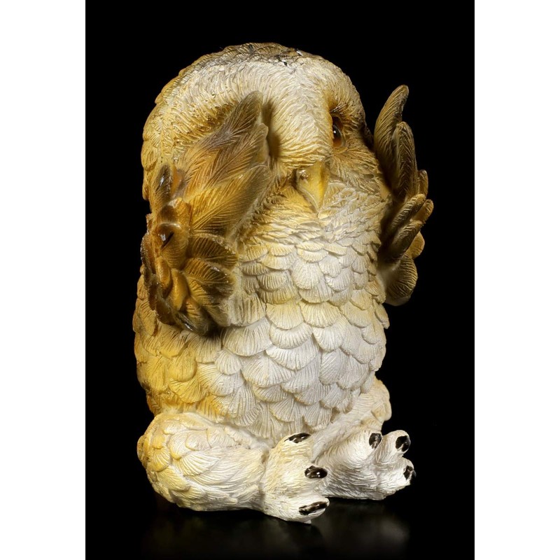 Three Wise Owls Figures - See Nothing, Hear Nothing, See