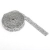 Rhinestones Trim Silver Base Ribbon DIY Hand Made Decoration Phone