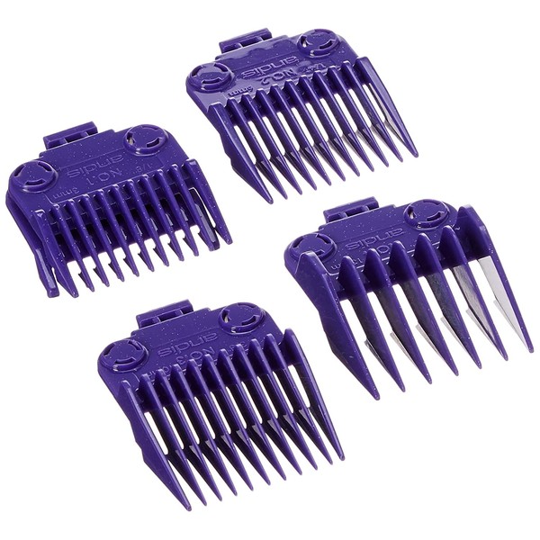 Andis 01410 Master Dual Magnet Small 5-Comb Set Designed For MBA, MC-2, ML, PM-1 And PM-4, Purple