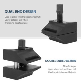 Clamping Bore Spreader Tool Spring Strut Tensioner Tool with Split Hub & Steering Head Spreader - Shock Absorber Disassembly without Wheel Hub Removal, Robust Wheel Suspension Spreader for Cars/SUVs