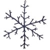 Vickerman 742662-12" Brown Twig Snowflake Christmas Tree Ornament (3 Pack)