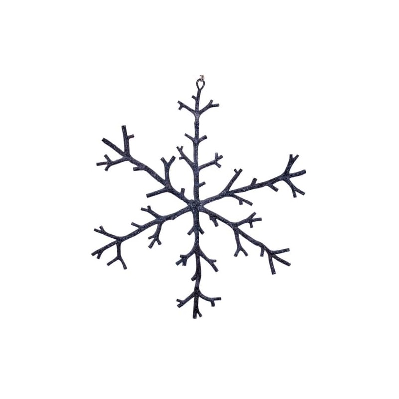 Vickerman 742662-12" Brown Twig Snowflake Christmas Tree Ornament (3 Pack)