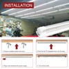 VShape 8 Pack T8 led Shop Lights 4ft, 40W 5200LM