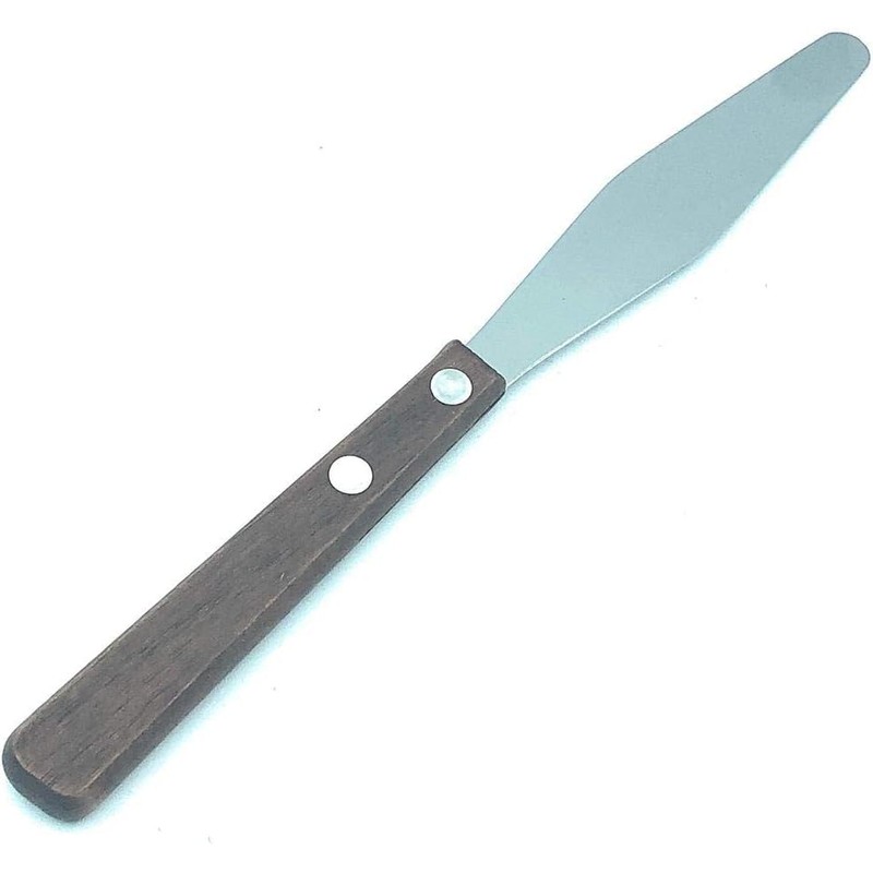 SQUADO Professional Waxing Spatula, Stainless Steel Blade, Wooden Handle, Hair