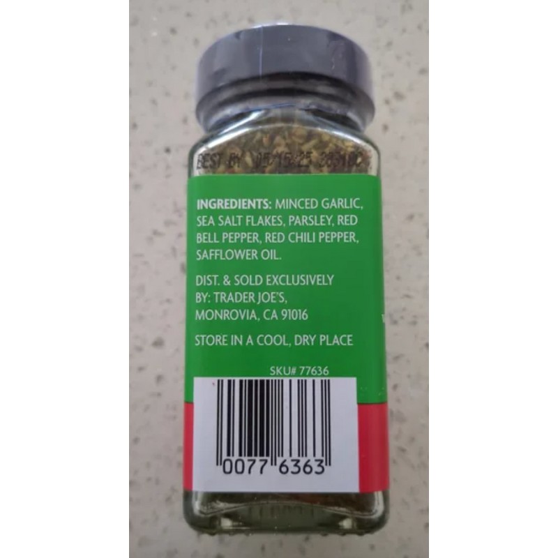 Trader Joe's Aglio Olio Garlicky & Spicy Seasoning Blend