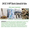 AOPANDA 1/4inch DC 24V 2 Way Normally Closed Electric Solenoid