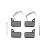 2 Pairs of Bicycle Disc Brake Pads Suitable for SRAM