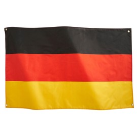 Runesol Germany Flag, 91 x 152 cm (3 x 5 ft), Germany Banner, 4 Eyelets, Brass Eyelet in Each Corner, World Cup, German, Premium Flags for Indoor and Outdoor Use, Waterproof, Epiphany