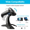 Sumicor 1D Barcode Scanner, 2.4G Wireless & USB Connection Compatible