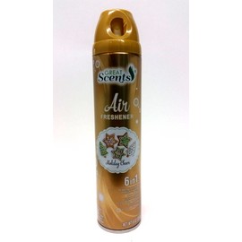 Gscents (LOT 4) HOLIDAY CHEER Odor Eliminator 6 in 1 Air Freshener Spray 8 oz Each NEW