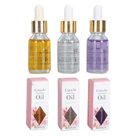 3 Uds Aceite para Cutículas de Uñas, Hidratante Nutritivo, Fortalecedor Perfumado Previene la Sequedad Suavizante de Cutículas 15ml