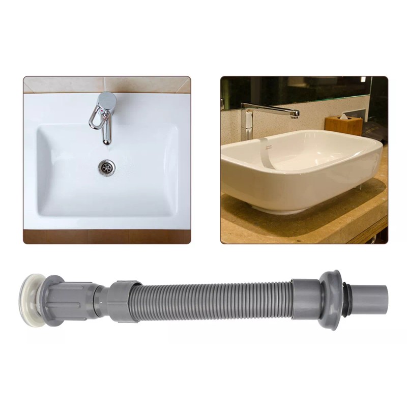 generic Cuarto Baño Lavabo Universal Tubo Drenaje Del Fregadero En