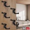 SOTECH Bill Double Hooks Matt Black 107.5 x 64.5 x