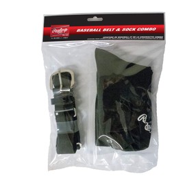 Rawlings Combo de cinturón y calcetines | Béisbol/Softball de lanzamiento rápido | Varios tamaños y colores