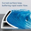 78" Shower Threshold Water Dam Barrier|3cm High Flexible Door Seal