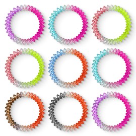 NILLOS Chewing Bracelets, 20 PCS Sensory Stretchy Coil Bracelets for Relieve Autism, Anxiety, ADHD (Random Color)