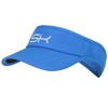 Sportkind Tennis, Running, Golf Sun Visor, cobalt blue
