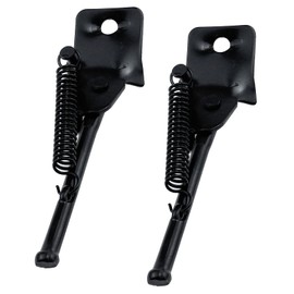 Tsnamay 2Pcs Black Bike Kickstand,Child Bicycle Kickstand Single-Side Stand Folding Bicycle Stand Support Rear Mount for 12 Inch Kids Bike