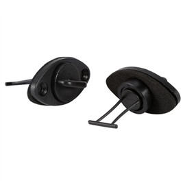 Universal Drain Plug Kit Screw 2 Pack for Boat Canoe Kayak Dinghy Black