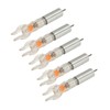 5PCS LED Lighted Nocks Plastic Shell Easy Installation for 6.2mm